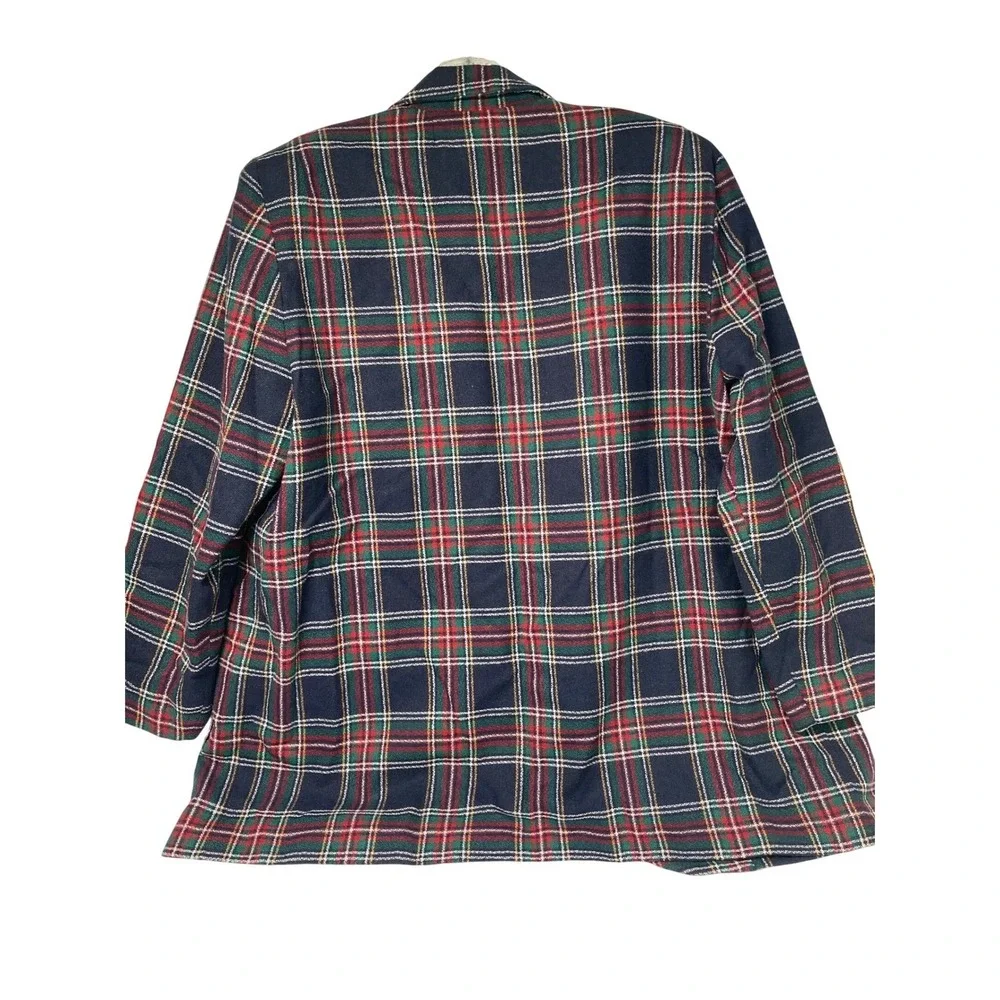 Vintage Homemade Plaid Wool Blazer Jacket | Lined‎ | 1980s | Women's Small